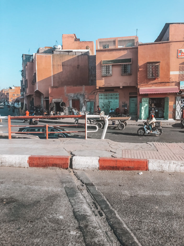 Marrakesch Straßenverkehr