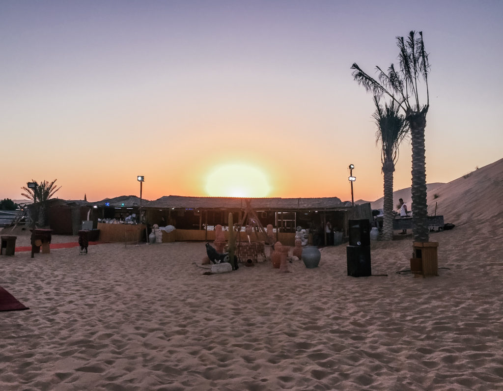 Beduinen Dorf in der Sandwüste Rub al-Khali