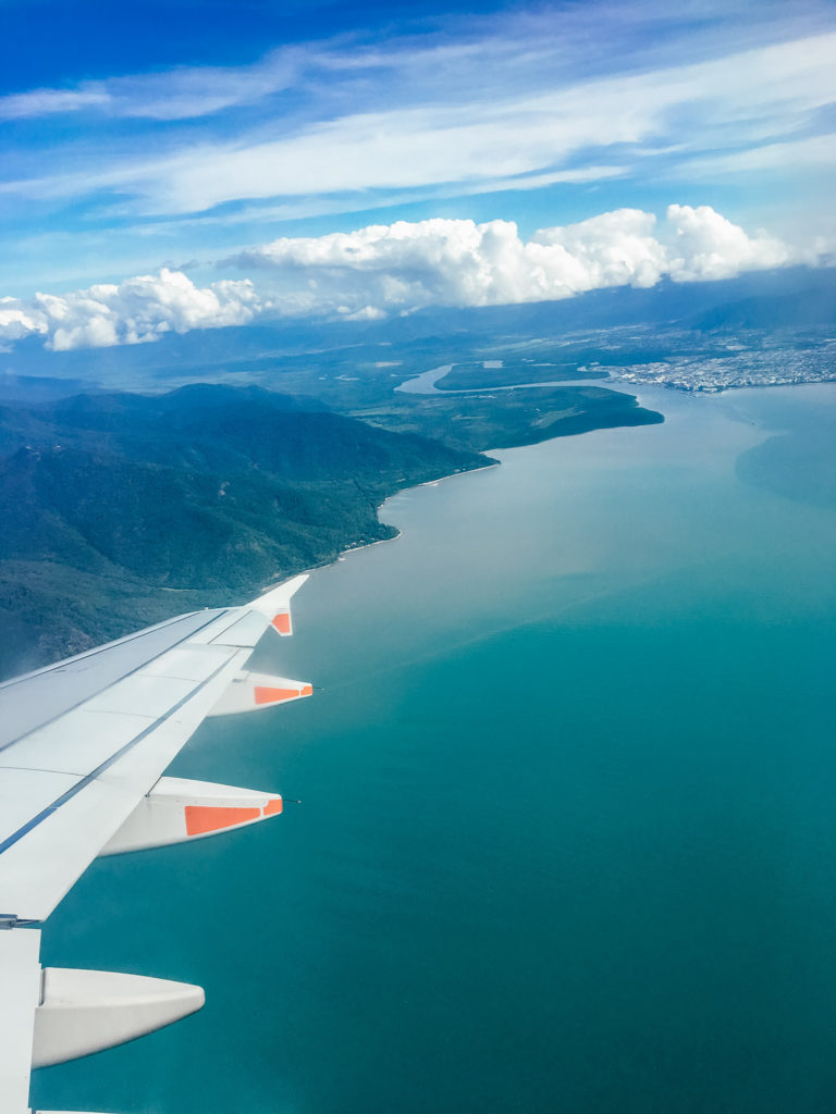 Anflug auf Cairns. Weg zum Great Barrier Reef