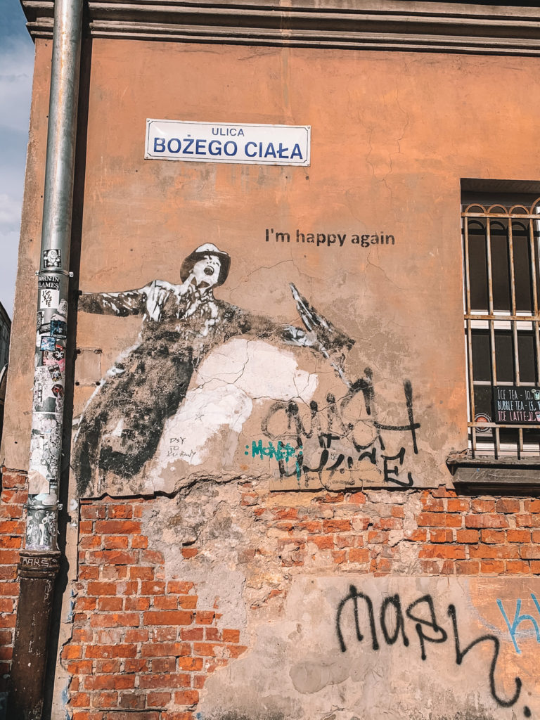 Street Art in Kazimierz, Krakau, Polen