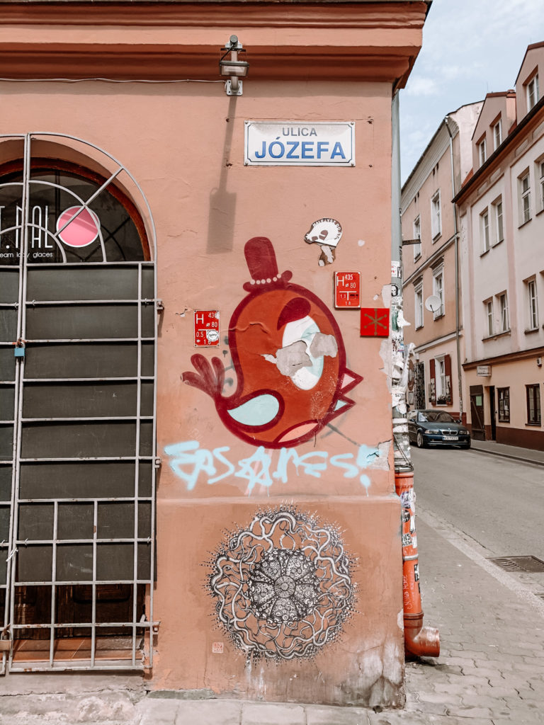 Street Art in Kazimierz, Krakau, Polen