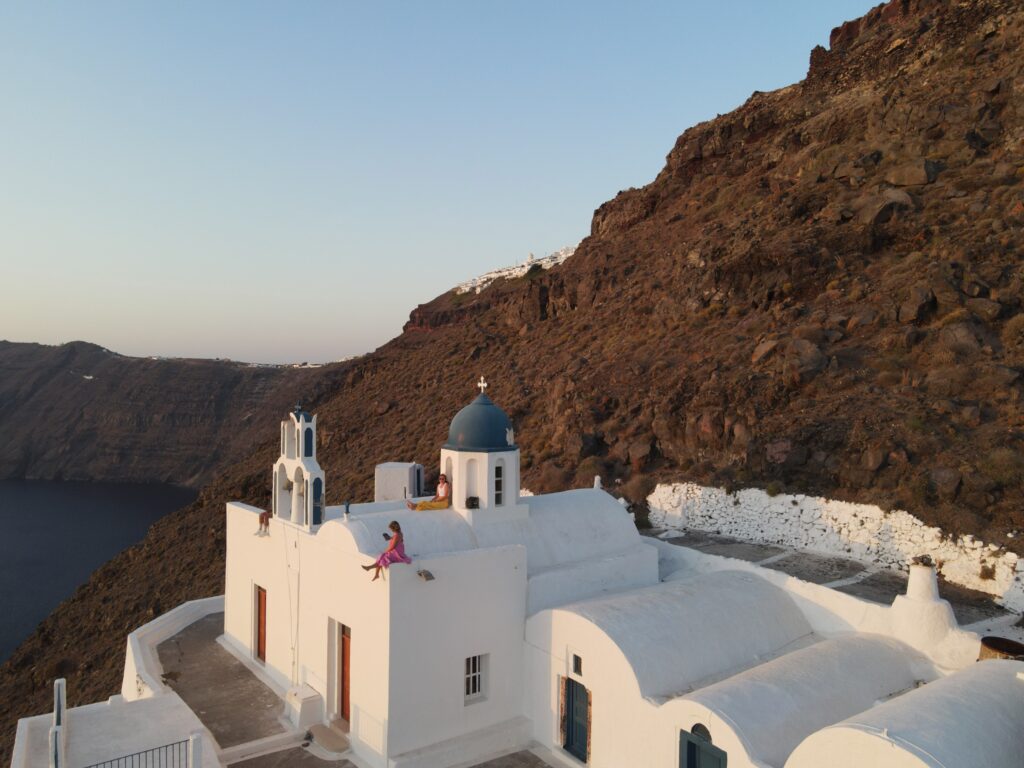 Skaros Rock in Imerovigli, Santorini